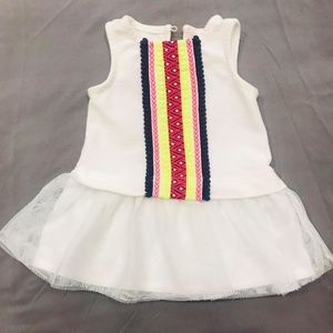 Cat & Jack Baby Girl White Lace Tutu Dress